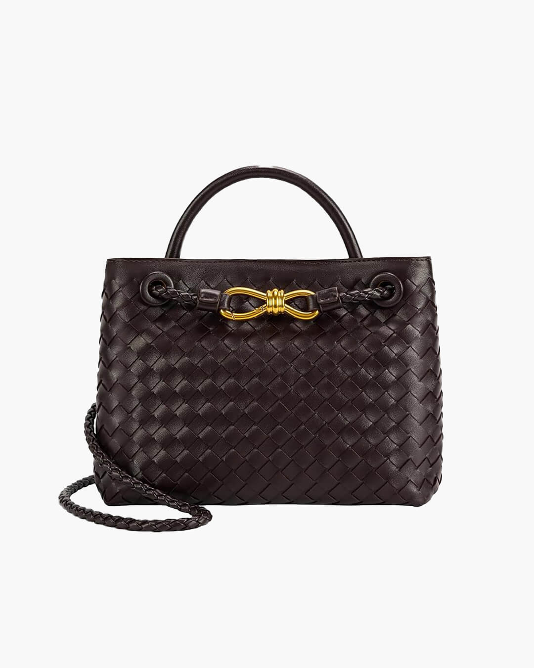 SOERA Lucia Woven Bag - Handbags - DBAD2-RE700001 Medium Coffee