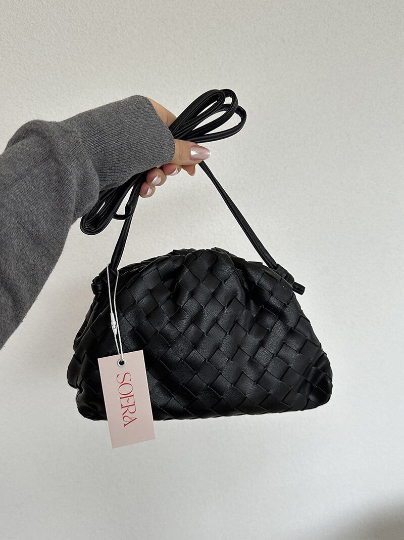 SOERA Rachel Woven Bag - Handbags - Soera-Rachel-Woven-Bag-Handbag/WineRed Wine Red Regular