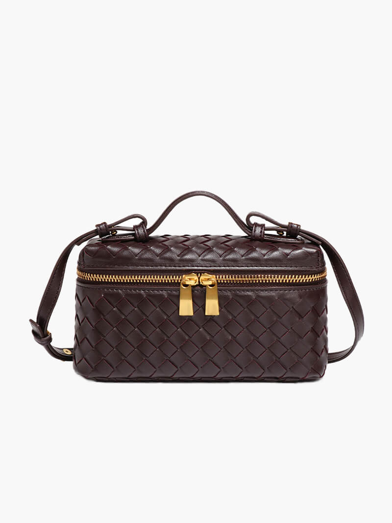 SOERA Tara Woven bag - Handbags - DBAD2-RE843006 Coffee