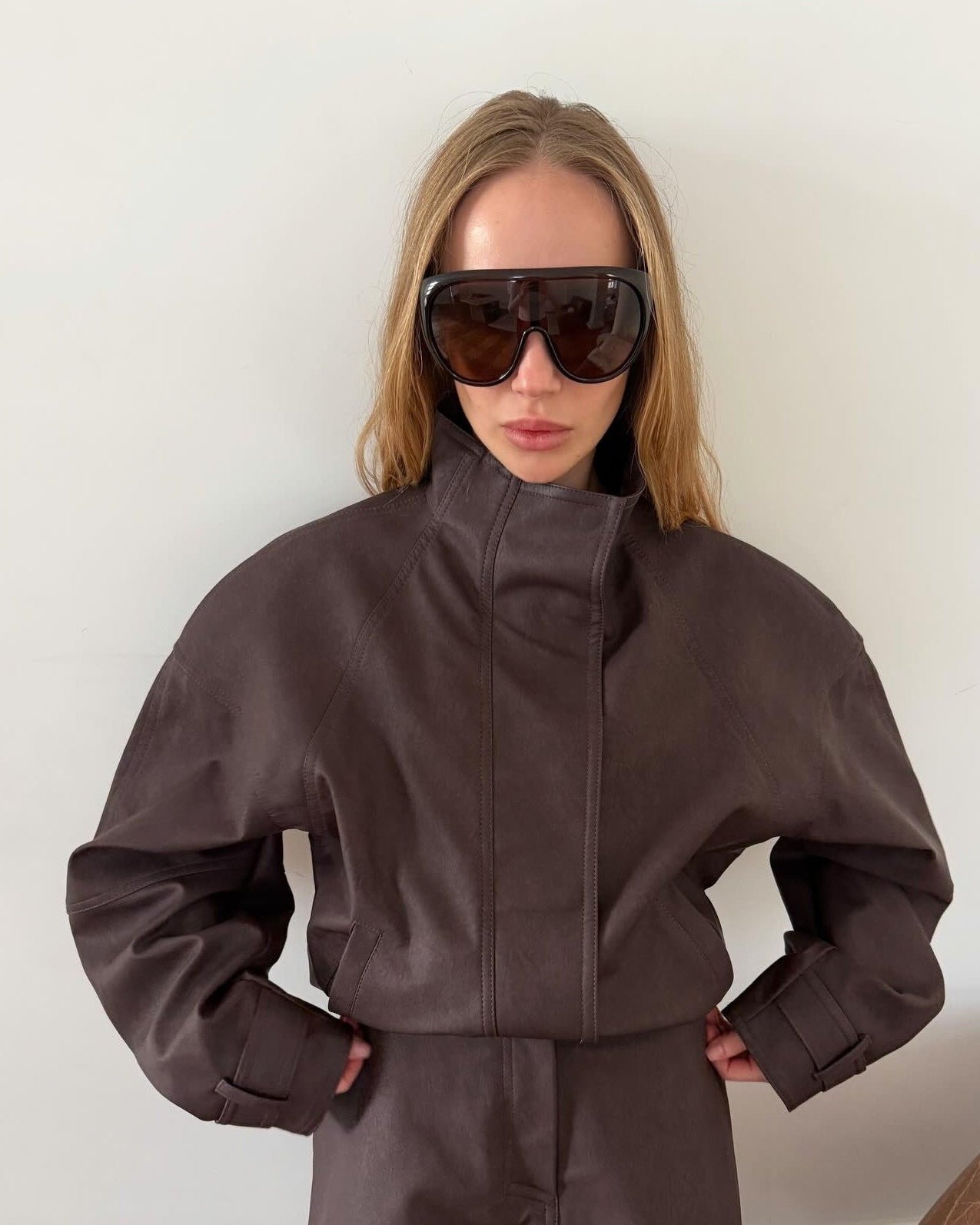 SOERA Linda Faux Suede Zip Jacket - Jacket - SOERA-516099-ONL-M-97027 Choco Brown M