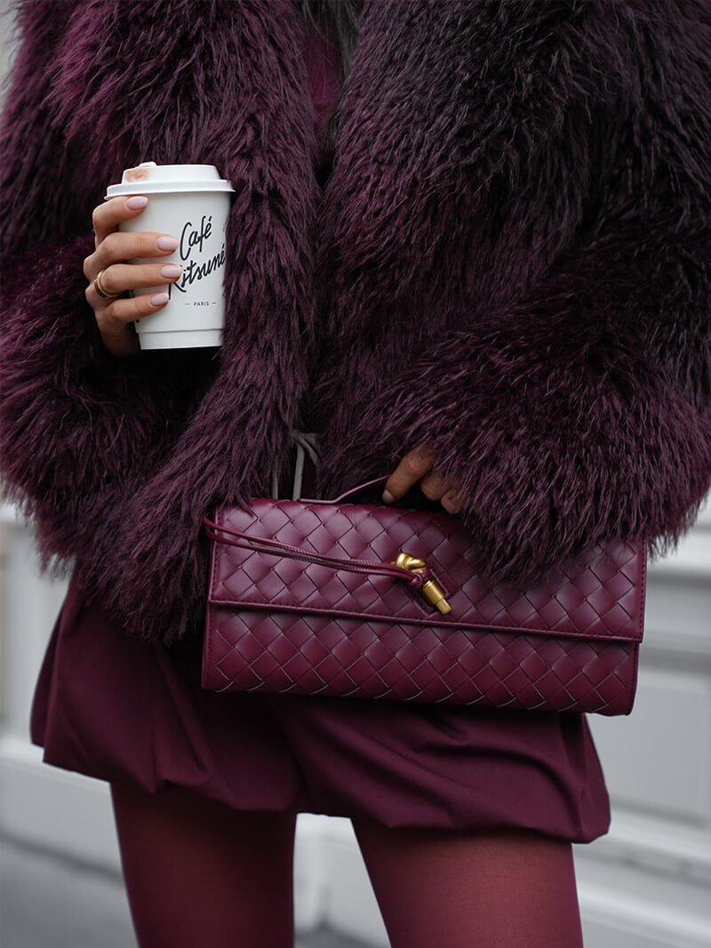 SOERA Mia Faux Fur Jacket - jackets - Soera-Mia-Faux-Fur-Jacket-Burgundy/S Burgundy S