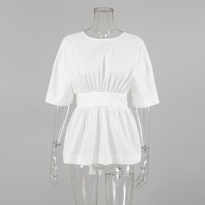 SOERA Clarisse White Tuco Top - Tops - np1770344797578428102 M