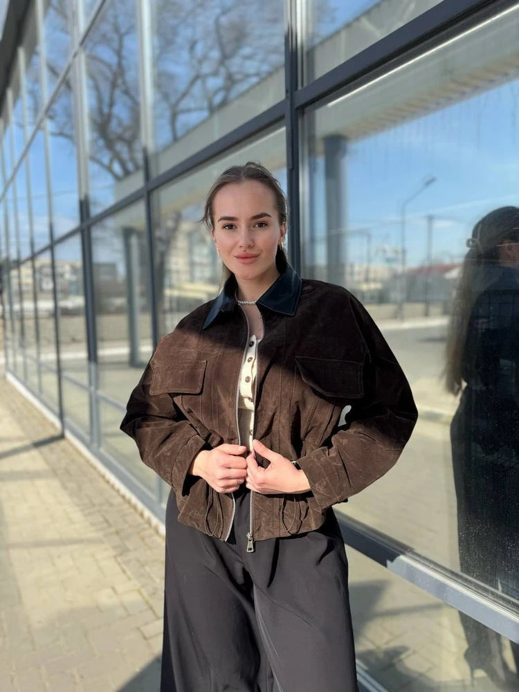 Sharmaine karcsúsított bélszínhatású művelúr dzseki