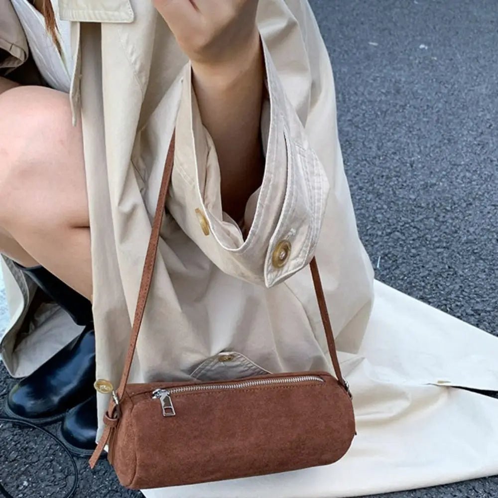 SOERA Beatrice Suede Pillow Hobo Bag - Bag - SOERA-894979-BRO-22-24035 Brown