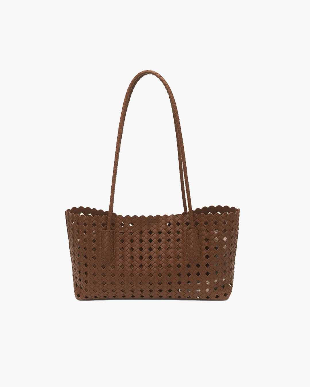 SOERA Briana Woven Straw Tote Bag - Bag -  Coffee