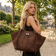 Dina Műbőr Velúr Shopper Táska