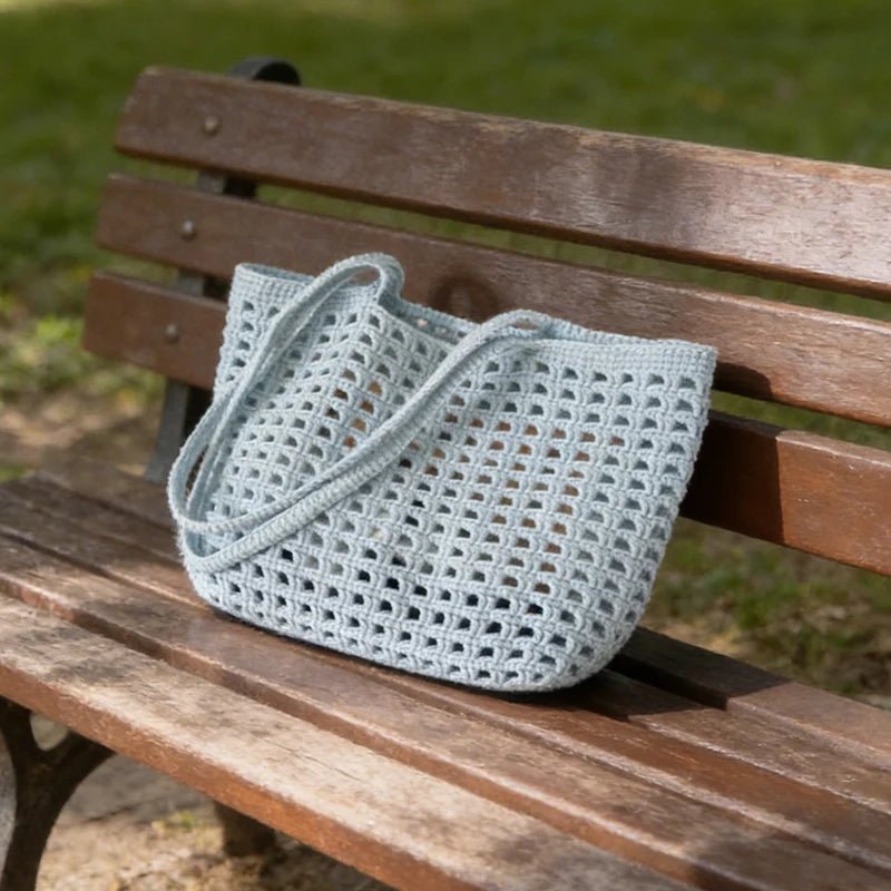 SOERA Julia Crochet Shoulder Bag Kit - Bag - SOERA-337923-1SE-OS-59651 Light Blue