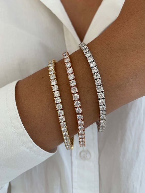 SOERA Soera Tennis Bracelet - Bracelet - Soera-Tennis-Armband-rosegold rosegold 4 mm