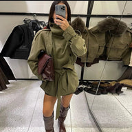 Sophia öves trench kabát
