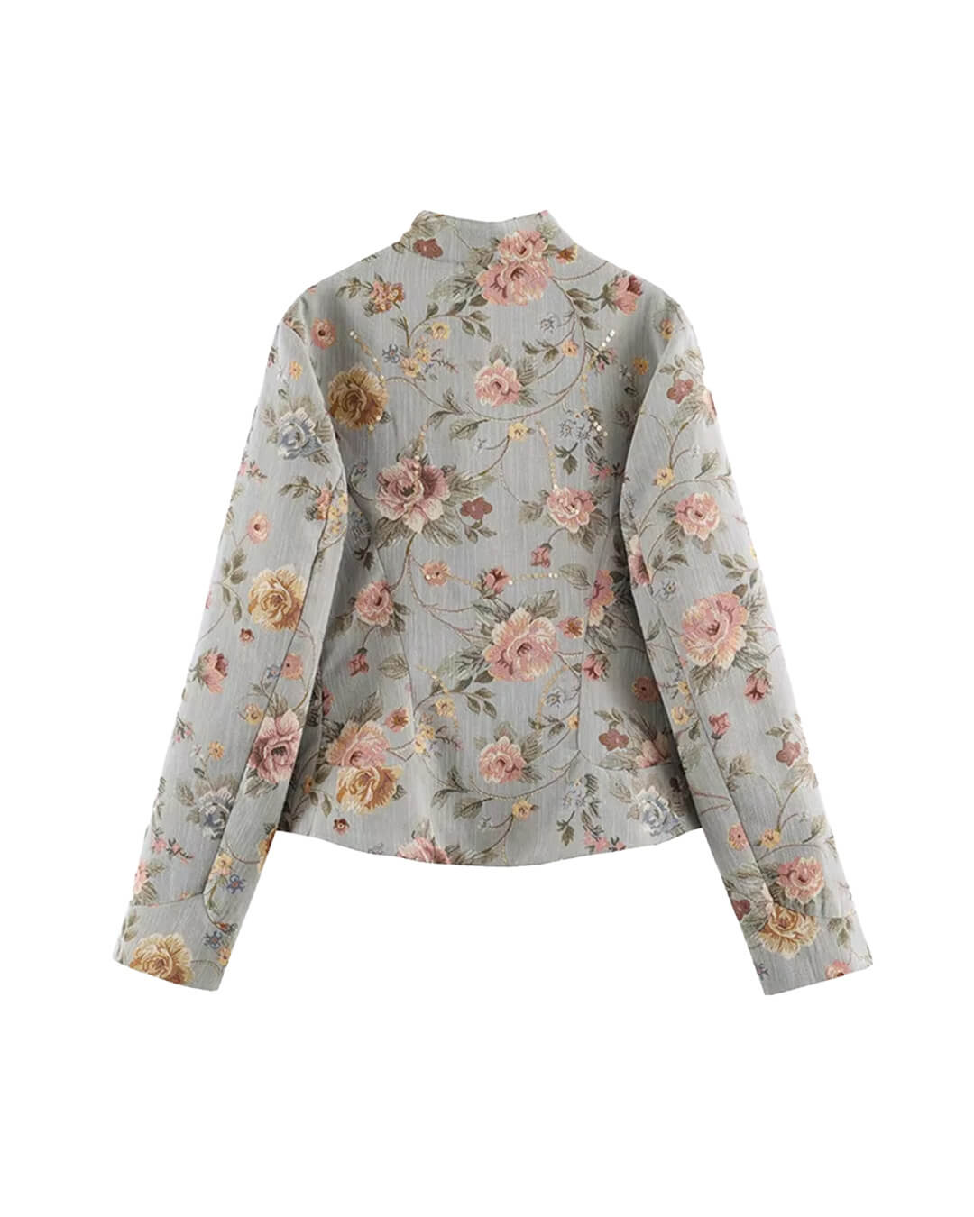 SOERA Laura Vintage Jacquard Cropped Jacket - Jacket - SOERA-203779-PIC-L-14883 L