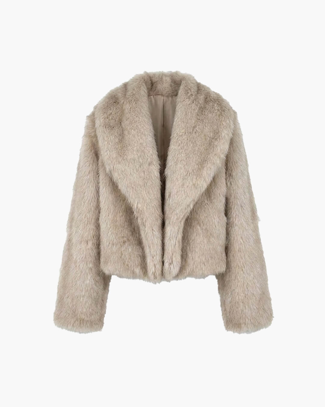 SOERA Andrea Faux Fur Coat - Jackets - 3256809848645660-;DB1766488746539220667 Light Brown S