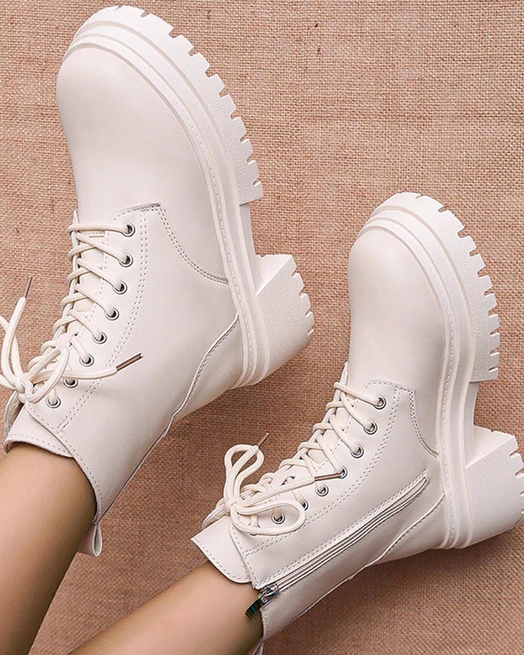 Angela Plush Ankle Boots