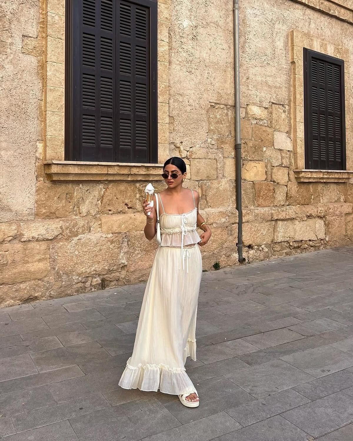 SOERA Julia Ruched Cami Maxi Skirt Set - Matching Sets - SOERA-002179-XS-OS-57187 XS