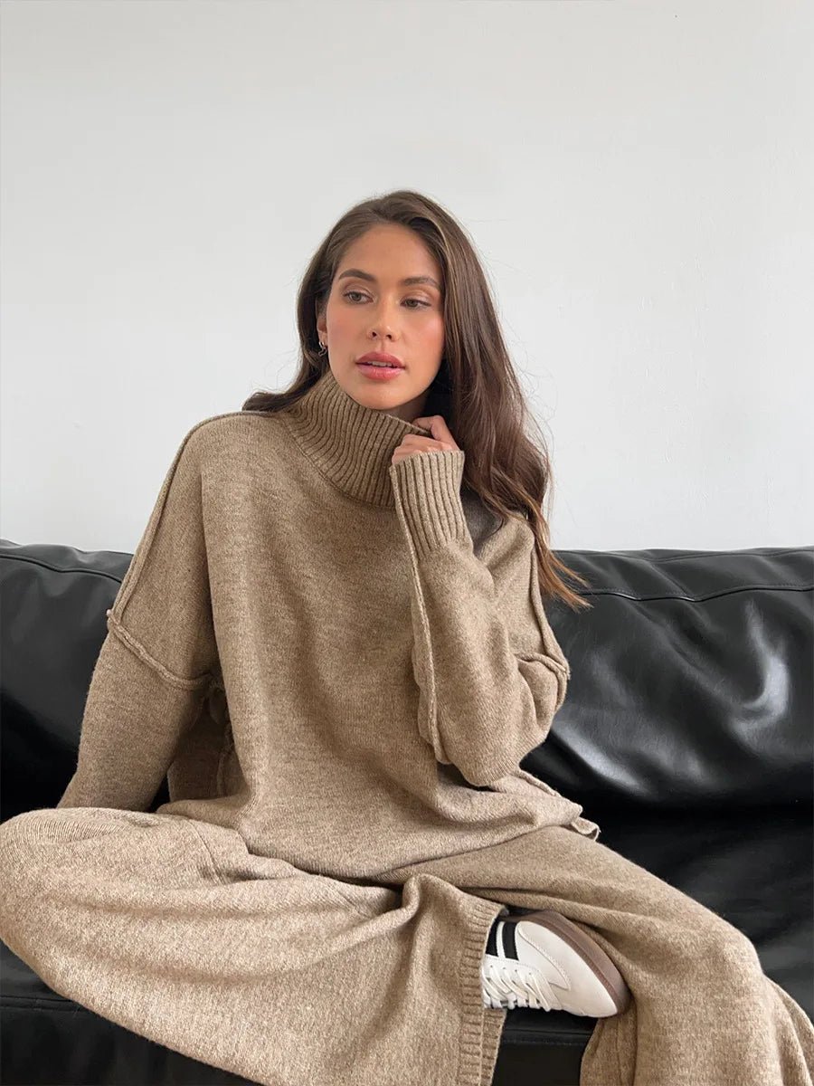 SOERA Isabelle Knit Co - Ord Set - Sets - cL1768690473138360020 Brown XS