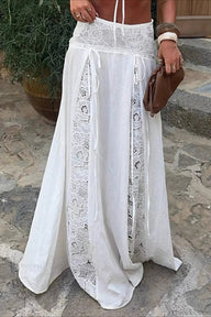 Afsana Boho csipke patchwork maxi szoknya