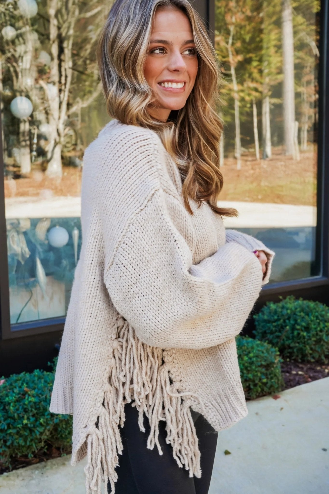 SOERA Kelly Tassel Knit Sweater - Sweater - SOERA-055747-GRE-S-47011 S