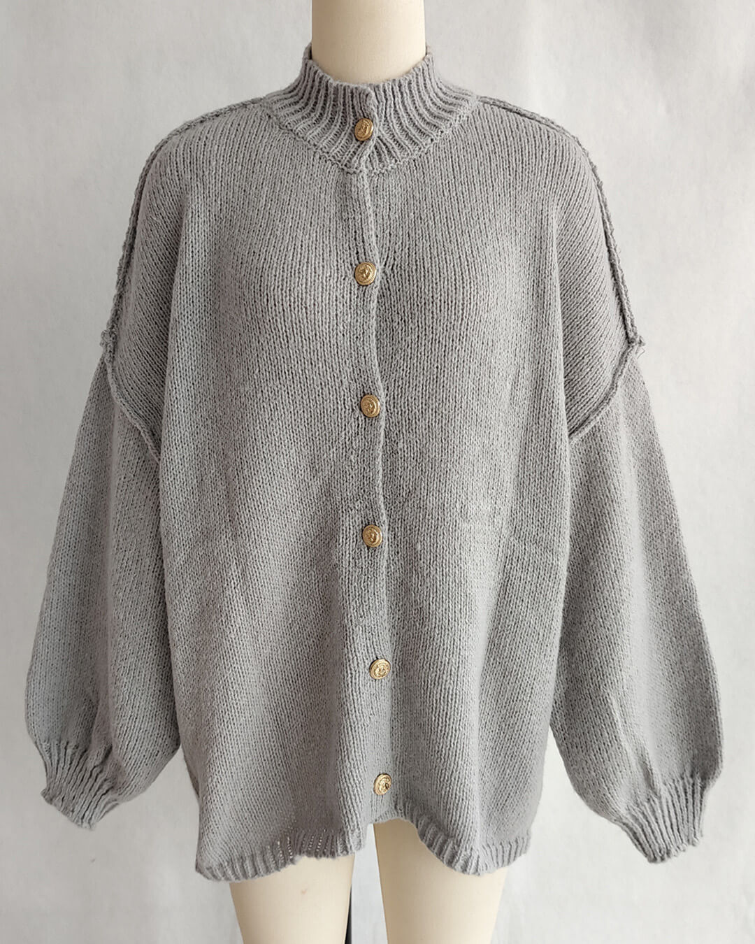 SOERA Greta Long Cardigan - Sweaters & Cardigans - GR1758162480457453480 Gray M